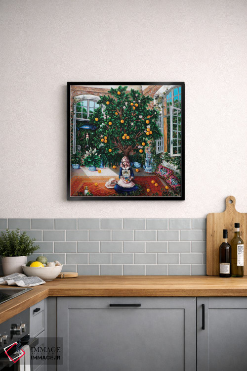 تابلو دکوراتیو درخت پرتقال اثر لیوا پاکالنه فانلی - D3B