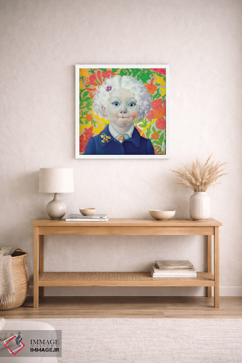 تابلو دکوراتیو چشم های بزرگ اثر لیوا پاکالنه فانلی - D3W