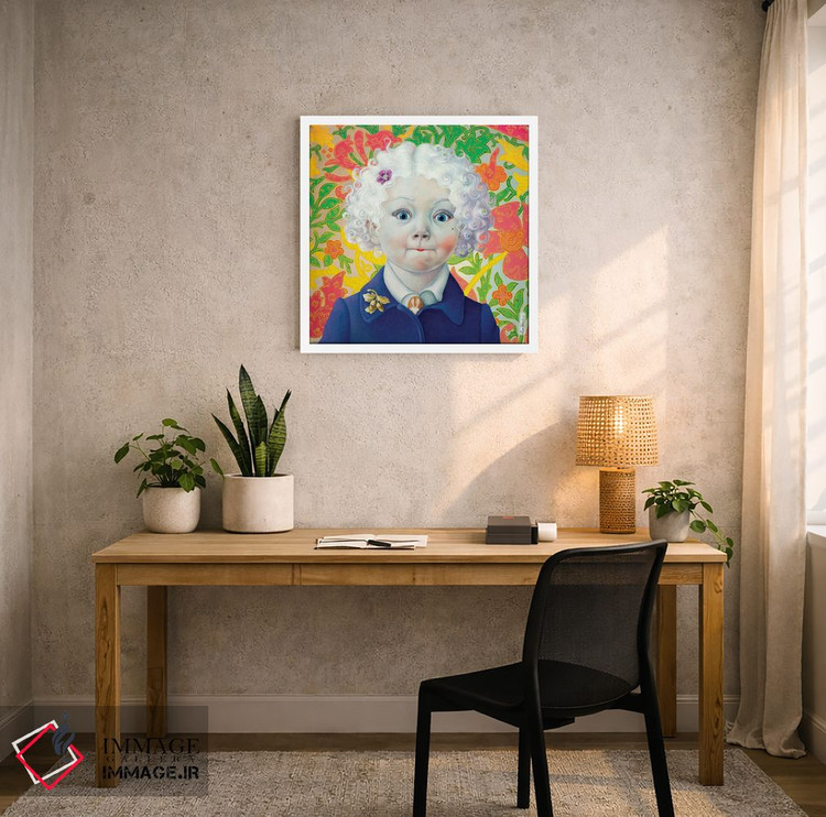 تابلو دکوراتیو چشم های بزرگ اثر لیوا پاکالنه فانلی - D4W