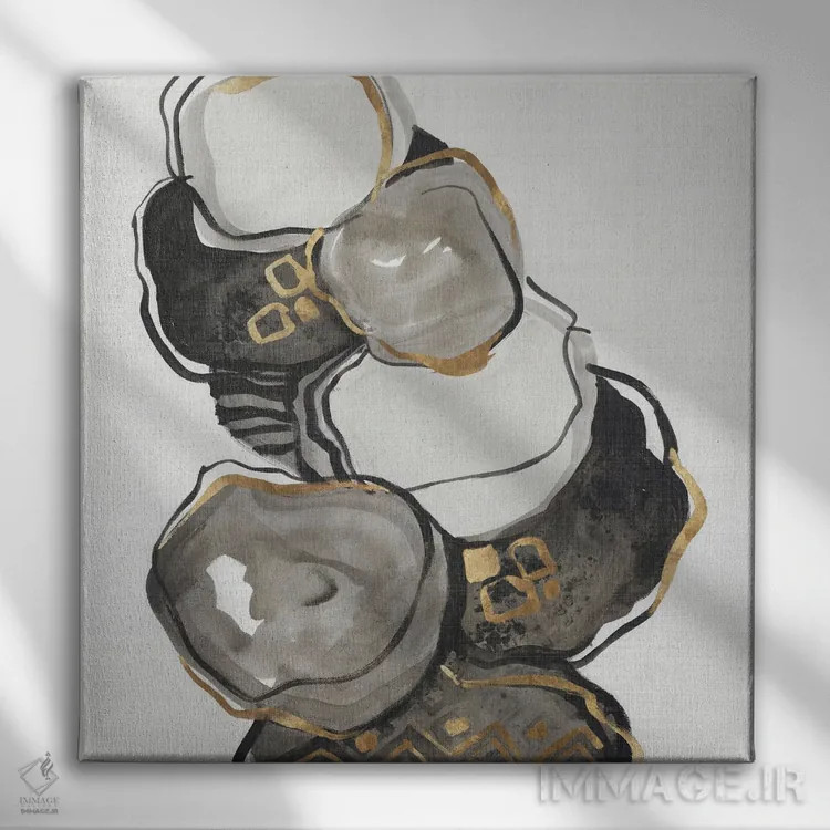 تابلو مینیمال پل گلدن گیت ۱ اثر لرا - نمای روبهرو روی دیوار