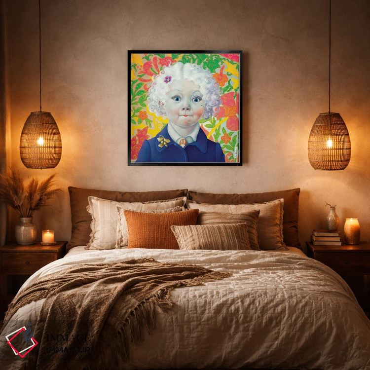 تابلو دکوراتیو چشم های بزرگ اثر لیوا پاکالنه فانلی - D5B