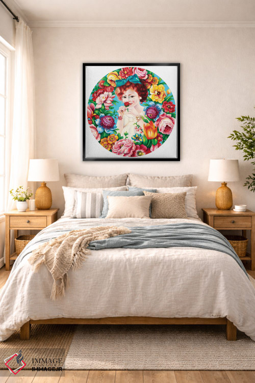 تابلو دکوراتیو عطر گل ها اثر لیوا پاکالنه فانلی - D6B