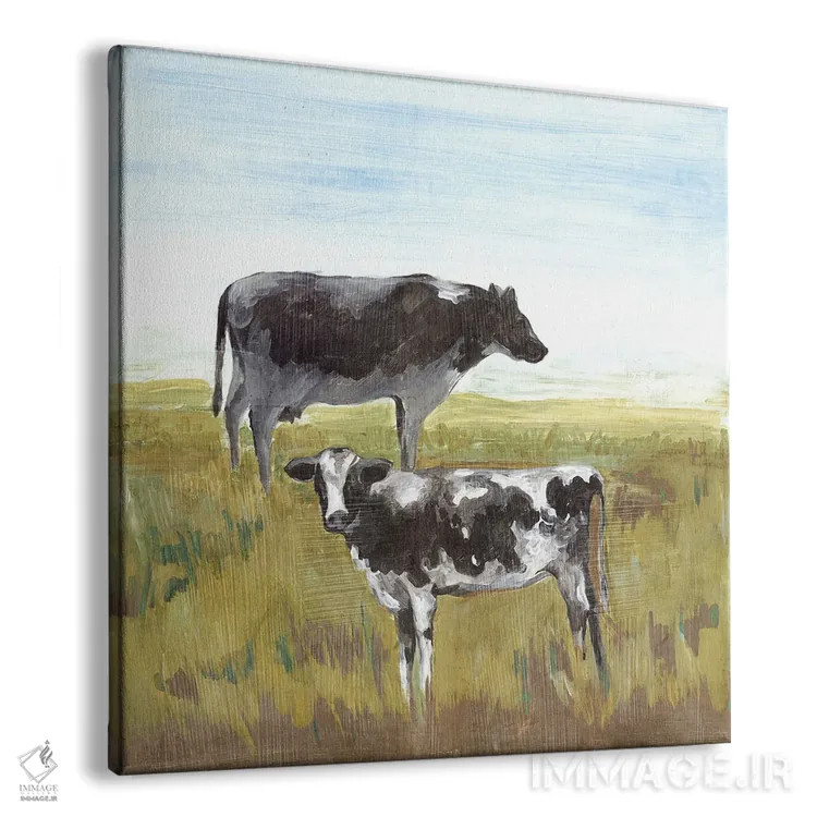 تابلو دکوراتیو چرندگان ملایم اثر لرا - نمای پرسپکتیو محصول