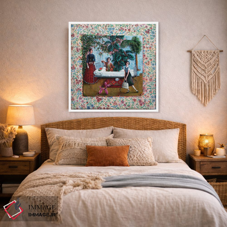 تابلو دکوراتیو بیمارستان روانی اثر لیوا پاکالنه فانلی - D1W