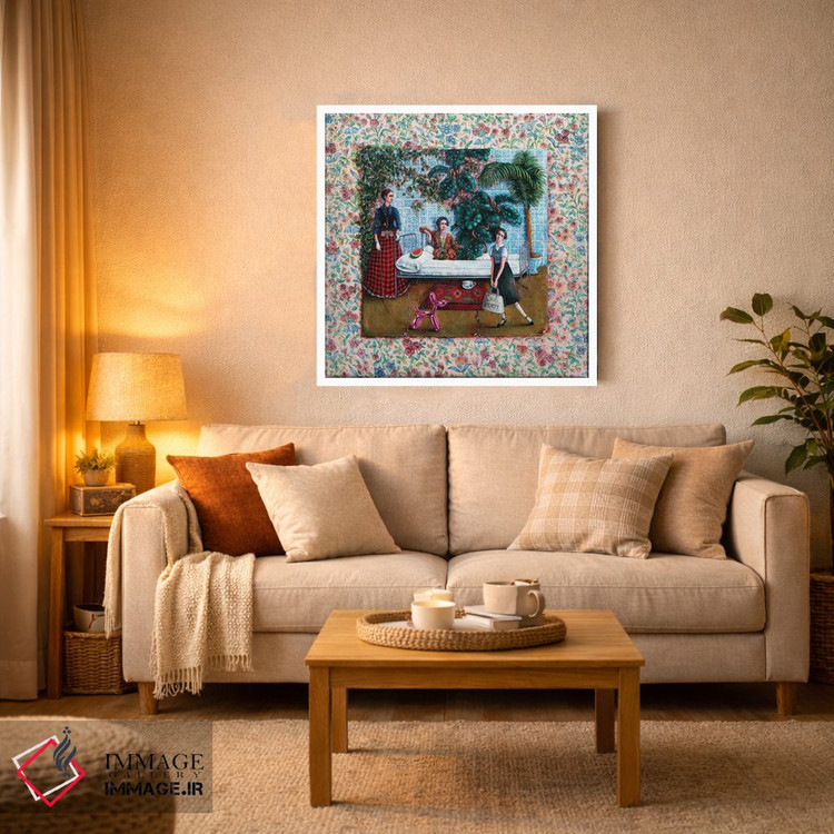 تابلو دکوراتیو بیمارستان روانی اثر لیوا پاکالنه فانلی - D2W