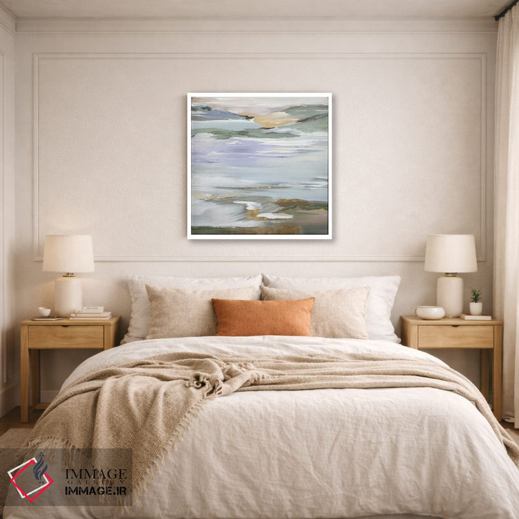 تابلو انتزاعی فواره خاموش ۲ اثر لرا - D5W