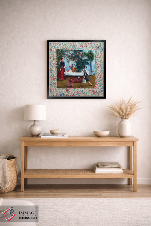 تابلو دکوراتیو بیمارستان روانی اثر لیوا پاکالنه فانلی - D3B