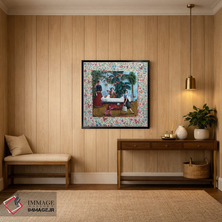 تابلو دکوراتیو بیمارستان روانی اثر لیوا پاکالنه فانلی - D4B