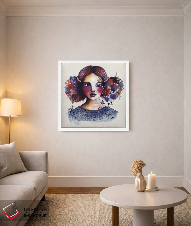 تابلو دکوراتیو کودک نیلی اثر تامارا لاپورت - D2W