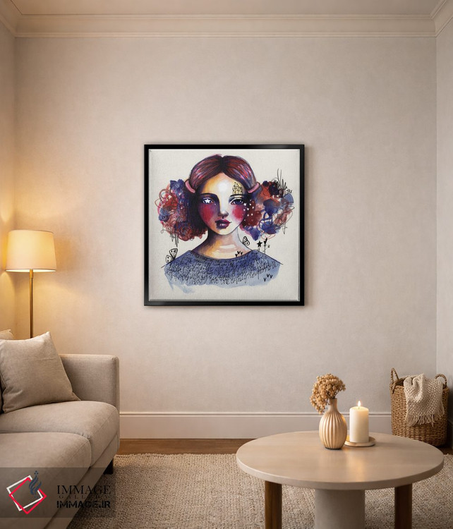 تابلو دکوراتیو کودک نیلی اثر تامارا لاپورت - D4B