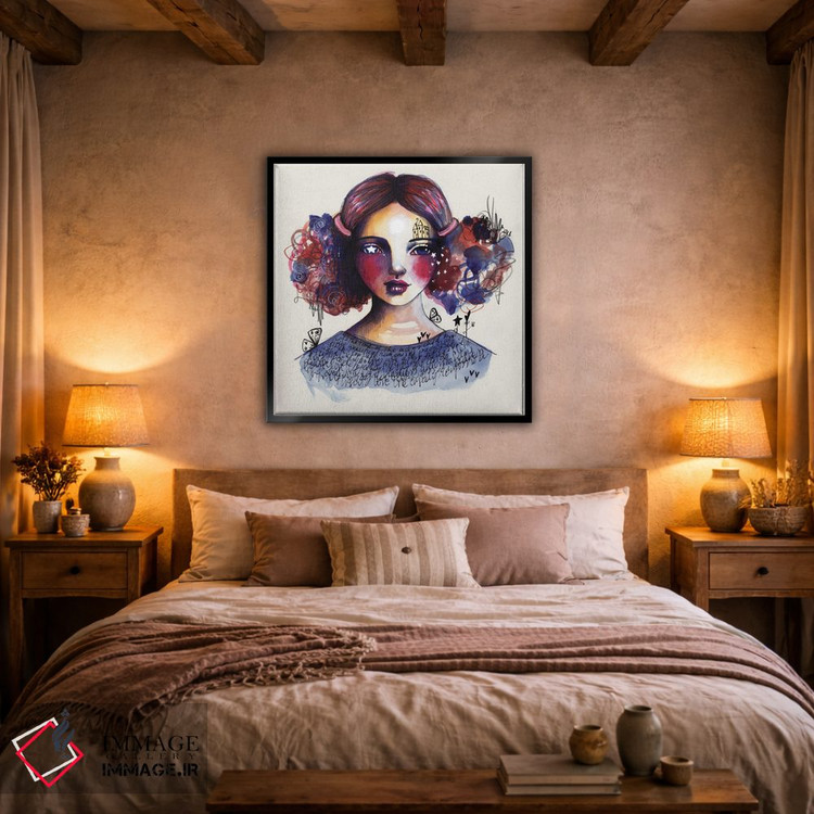 تابلو دکوراتیو کودک نیلی اثر تامارا لاپورت - D3B