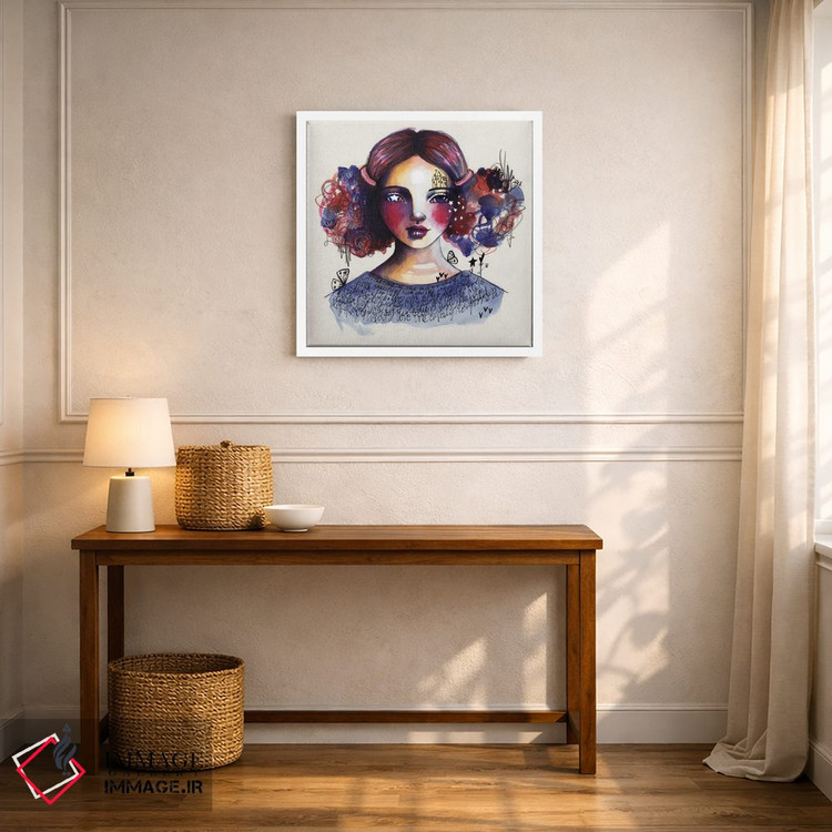 تابلو دکوراتیو کودک نیلی اثر تامارا لاپورت - D5W