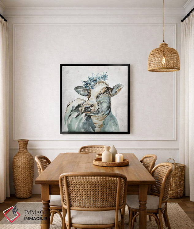 تابلو مدرن پرتره های روستایی اثر لرا - D6B