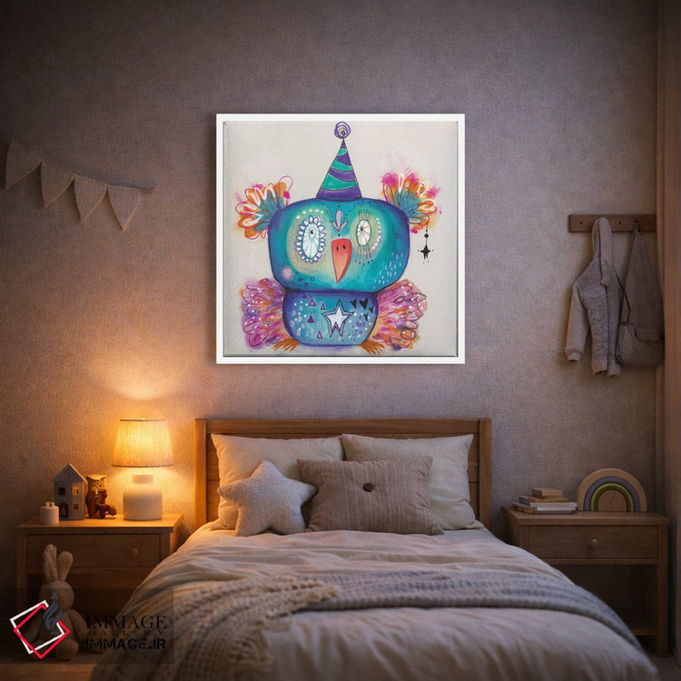 تابلو دکوراتیو پرنده مهمانی اثر تامارا لاپورت - D1W