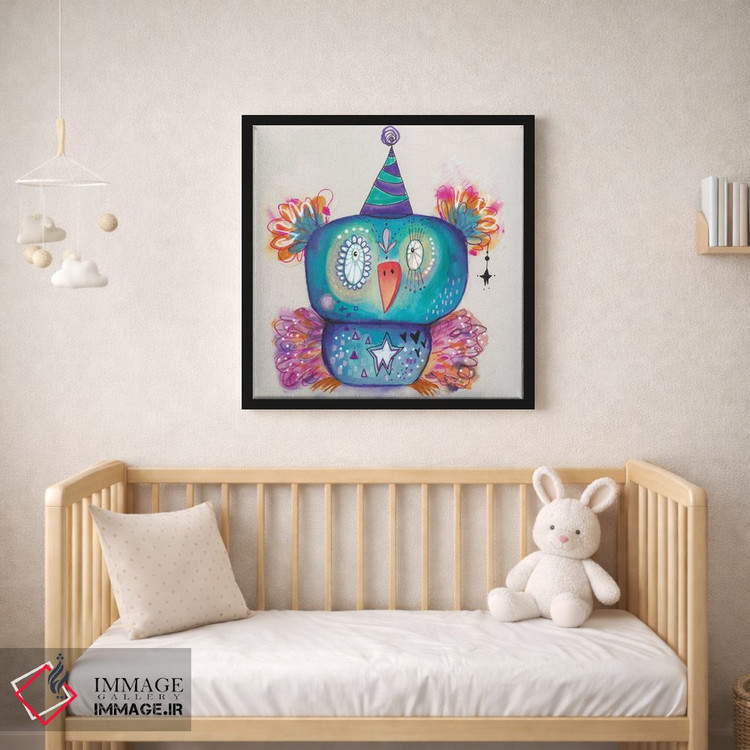 تابلو دکوراتیو پرنده مهمانی اثر تامارا لاپورت - D2B