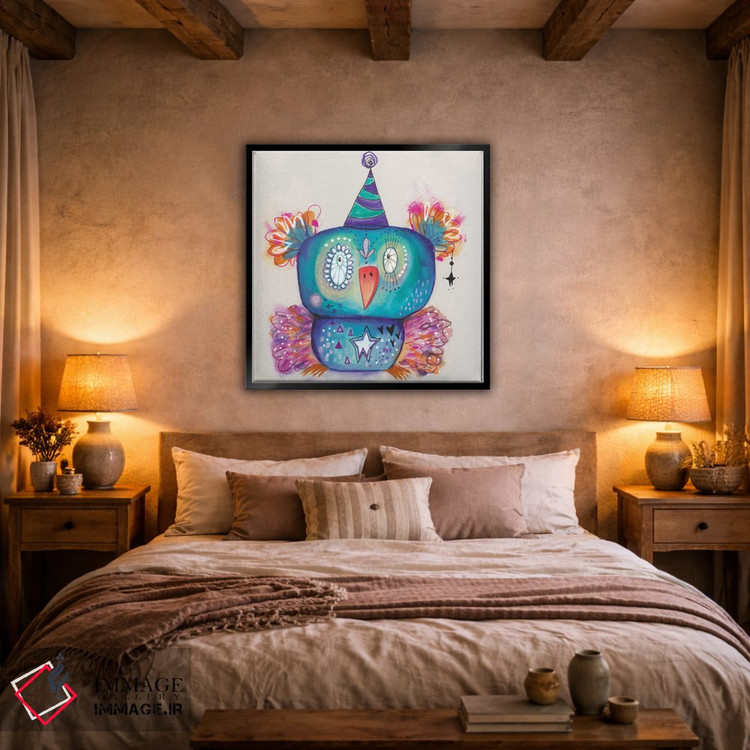 تابلو دکوراتیو پرنده مهمانی اثر تامارا لاپورت - D5B