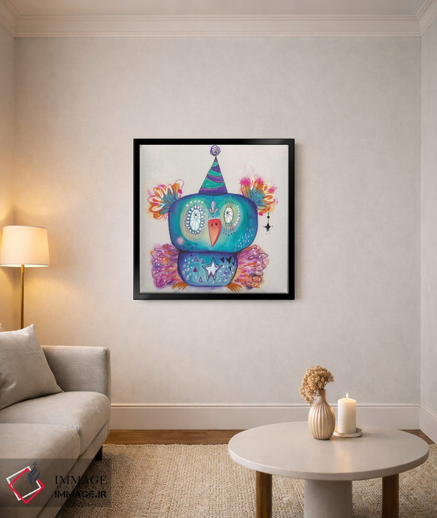 تابلو دکوراتیو پرنده مهمانی اثر تامارا لاپورت - D6B