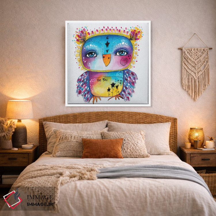 تابلو دکوراتیو کیوبی - خودت باش ۲ اثر تامارا لاپورت - D3W