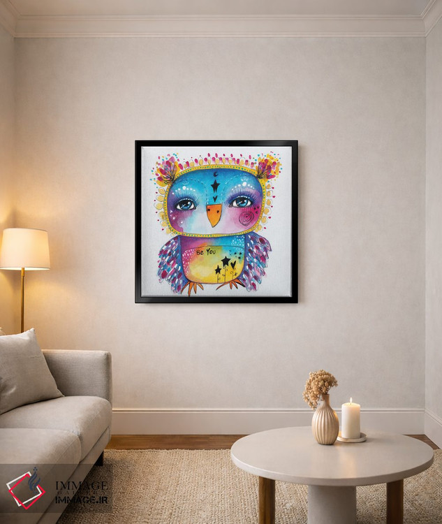 تابلو دکوراتیو کیوبی - خودت باش ۲ اثر تامارا لاپورت - D6B