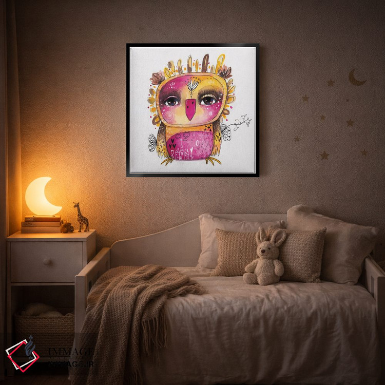 تابلو دکوراتیو کیوبی روزی اثر تامارا لاپورت - D4B