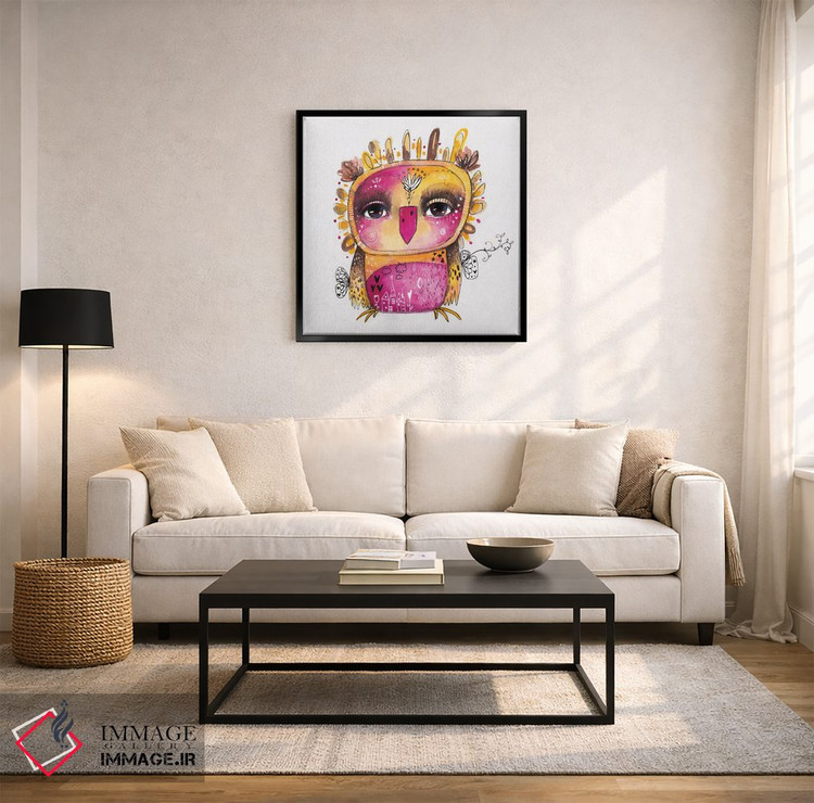 تابلو دکوراتیو کیوبی روزی اثر تامارا لاپورت - D3B