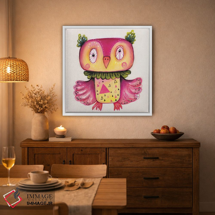 تابلو دکوراتیو کیو بی شاد اثر تامارا لاپورت - D2W