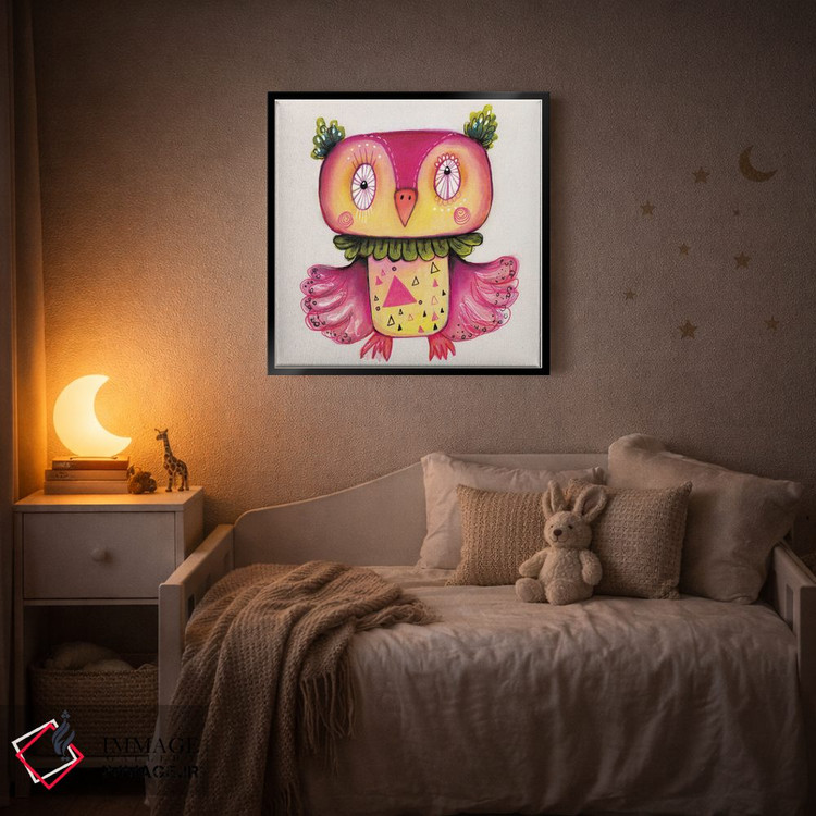 تابلو دکوراتیو کیو بی شاد اثر تامارا لاپورت - D4B