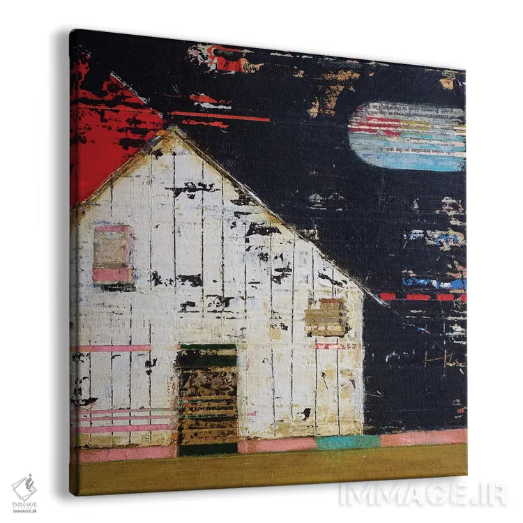 تابلو انتزاعی انبار کشاورزی یک اثر آندریا لوپز - نمای پرسپکتیو محصول