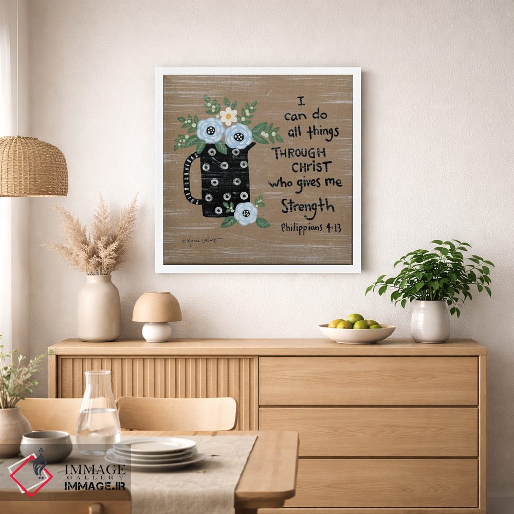 تابلو دکوراتیو آبی های شادی بخش اثر آنی لاپوینت - D1W