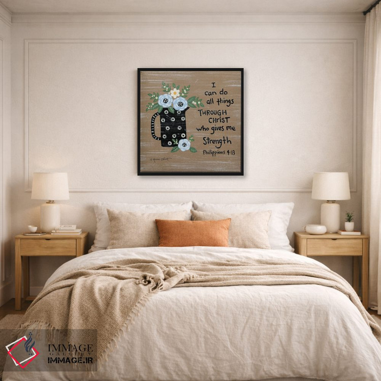 تابلو دکوراتیو آبی های شادی بخش اثر آنی لاپوینت - D6B