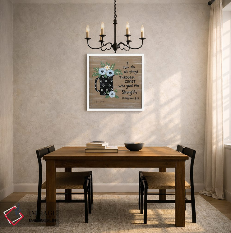 تابلو دکوراتیو آبی های شادی بخش اثر آنی لاپوینت - D5W