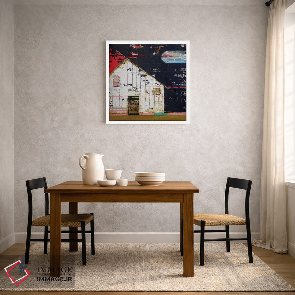 تابلو انتزاعی انبار کشاورزی یک اثر آندریا لوپز - D1W