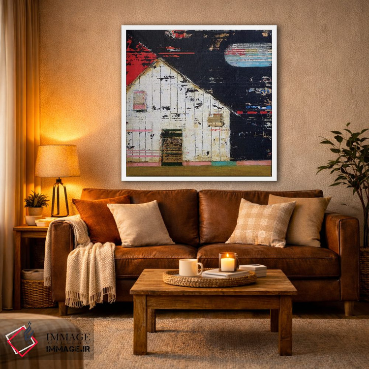 تابلو انتزاعی انبار کشاورزی یک اثر آندریا لوپز - D2W