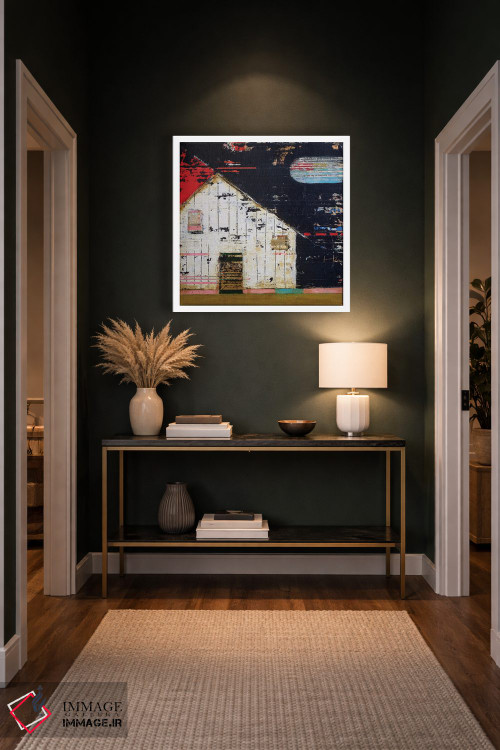 تابلو انتزاعی انبار کشاورزی یک اثر آندریا لوپز - D4W