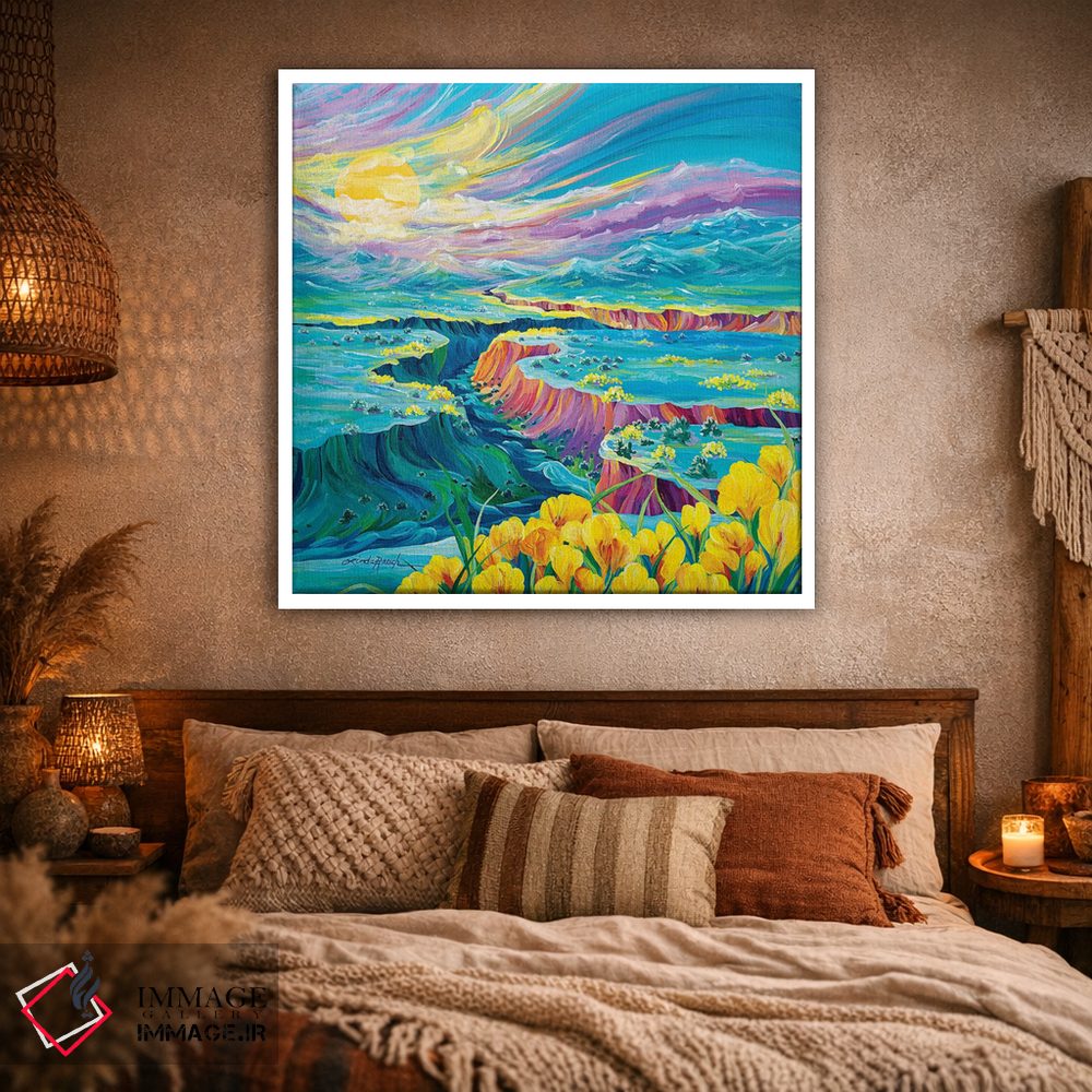 تابلو دکوراتیو غروب اثر لیندا راوچ - D1W