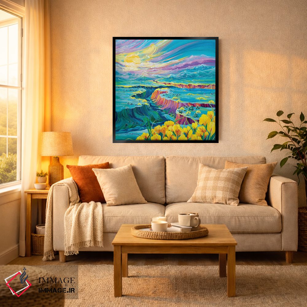 تابلو دکوراتیو غروب اثر لیندا راوچ - D3B