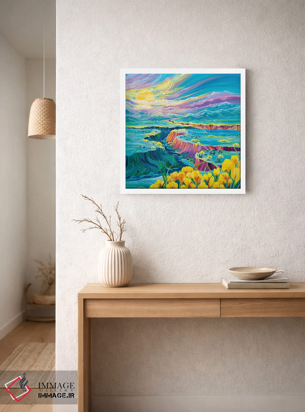 تابلو دکوراتیو غروب اثر لیندا راوچ - D2W