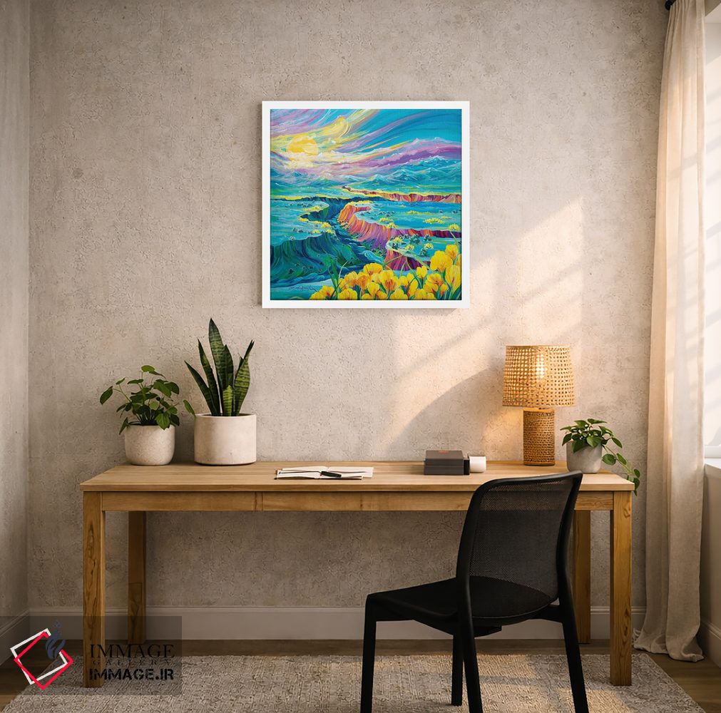 تابلو دکوراتیو غروب اثر لیندا راوچ - D4W