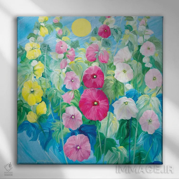 تابلو دکوراتیو زمین بازی تینکربل اثر لیندا راوچ - نمای روبهرو روی دیوار