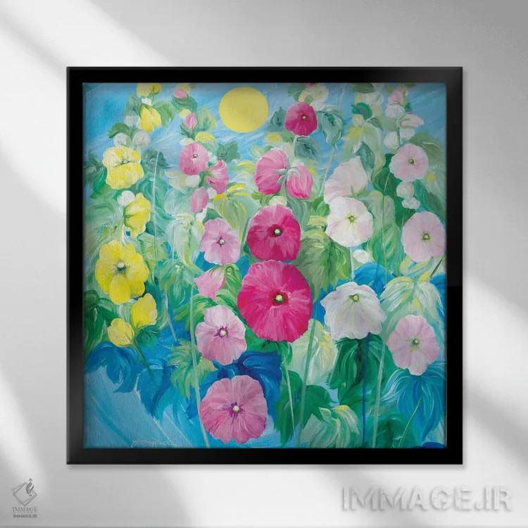 تابلو دکوراتیو زمین بازی تینکربل اثر لیندا راوچ - نمای قابدار مشکی