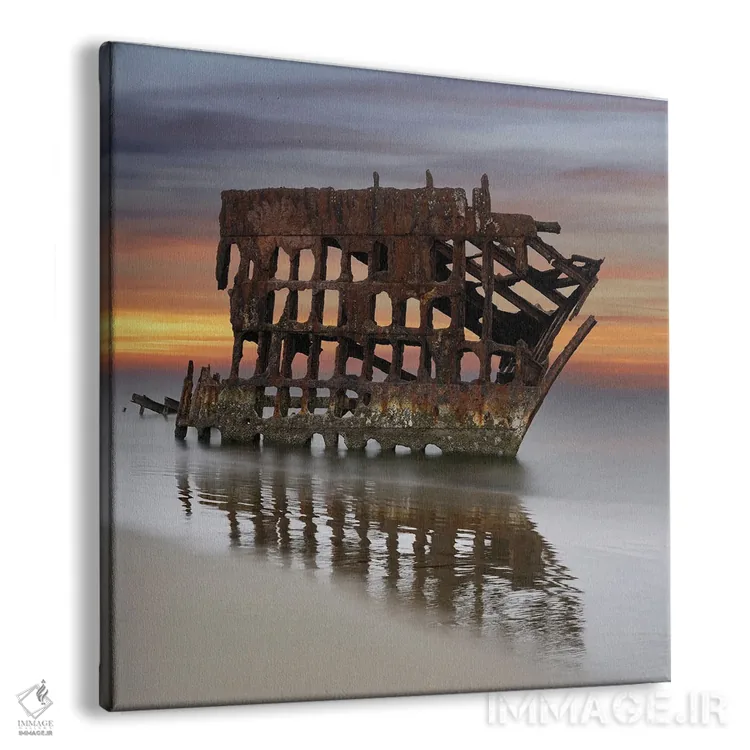 تابلو دکوراتیو لاشه کشتی پیتر آیردیل اثر لوئیس راث - نمای پرسپکتیو محصول