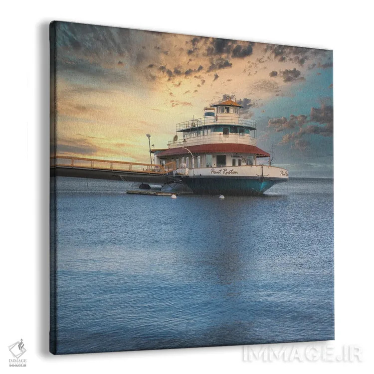 تابلو دکوراتیو کشتی فری بازنشسته راستون اثر لوئیس راث - نمای پرسپکتیو محصول