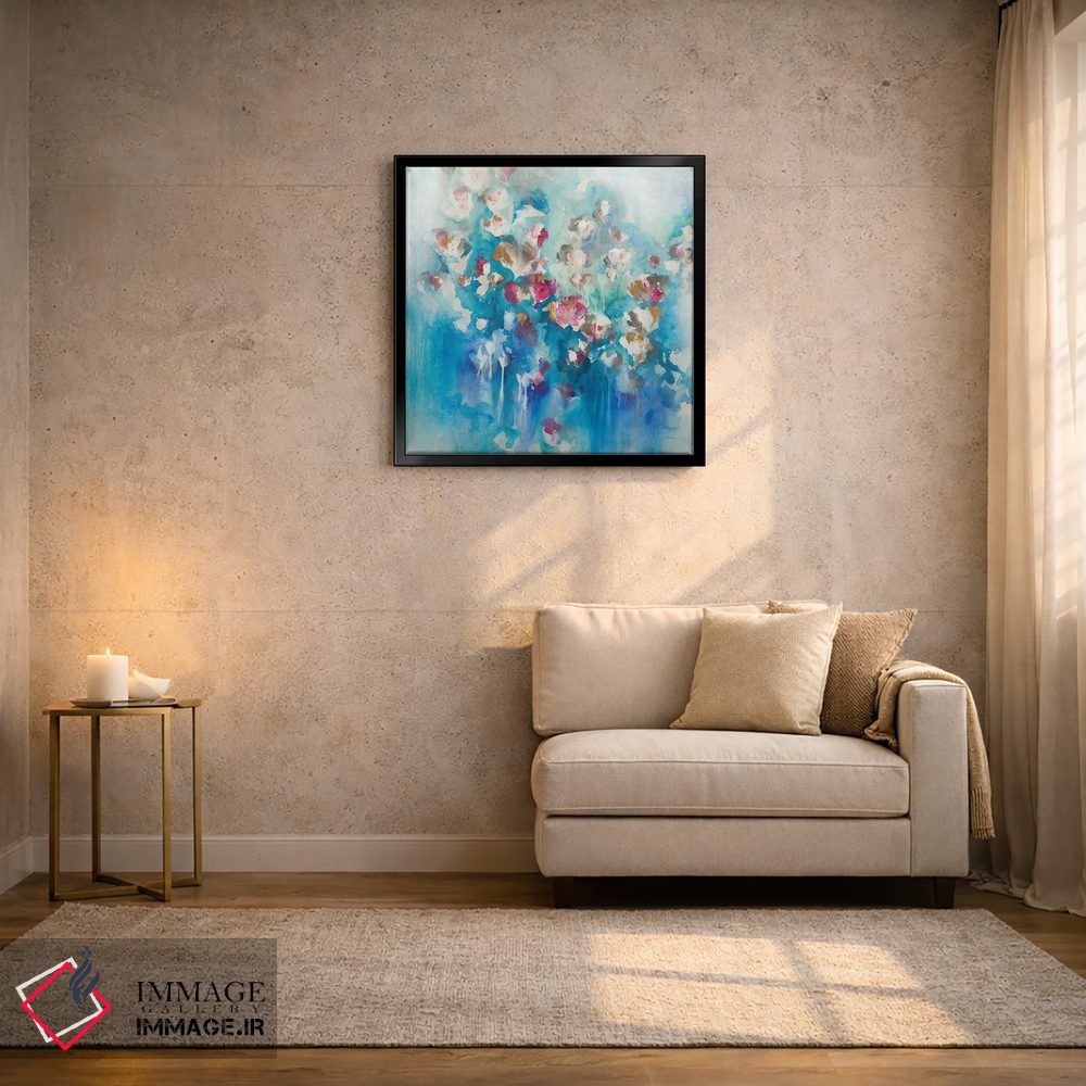 تابلو انتزاعی گلبرگ ها اثر لیا ری - D5B