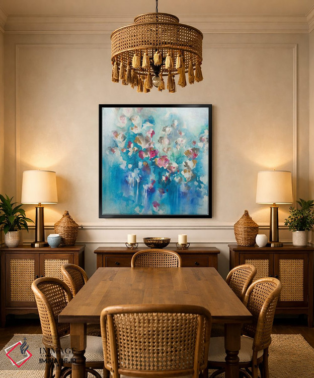 تابلو انتزاعی گلبرگ ها اثر لیا ری - D6B