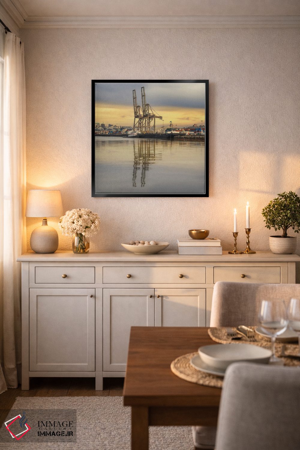 تابلو دکوراتیو زمان بارگذاری اثر لوئیس راث - D5B