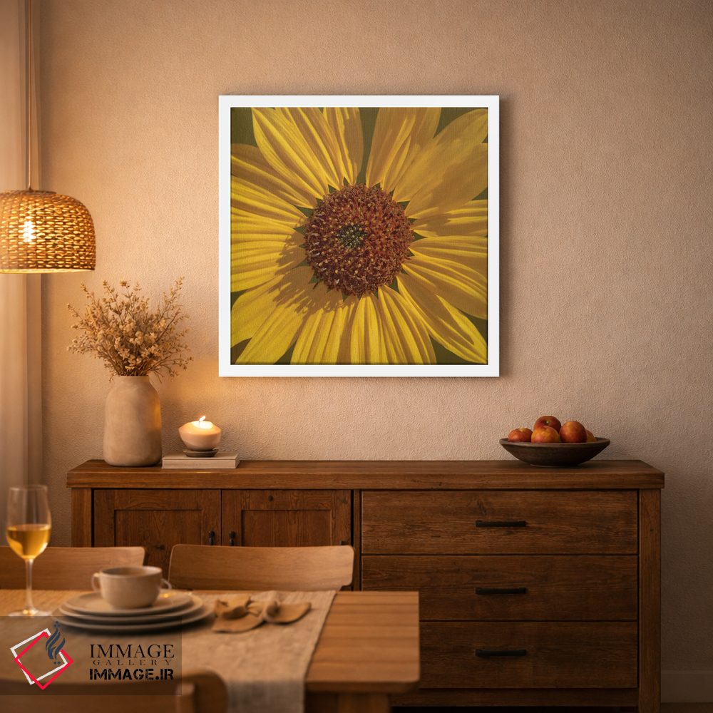 تابلو دکوراتیو نمای نزدیک گل مروارید اثر لوئیس راث - D2W