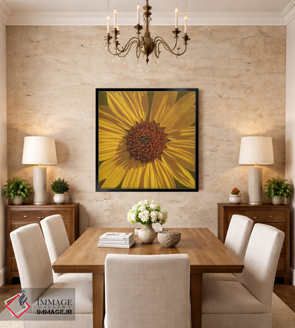 تابلو دکوراتیو نمای نزدیک گل مروارید اثر لوئیس راث - D3B