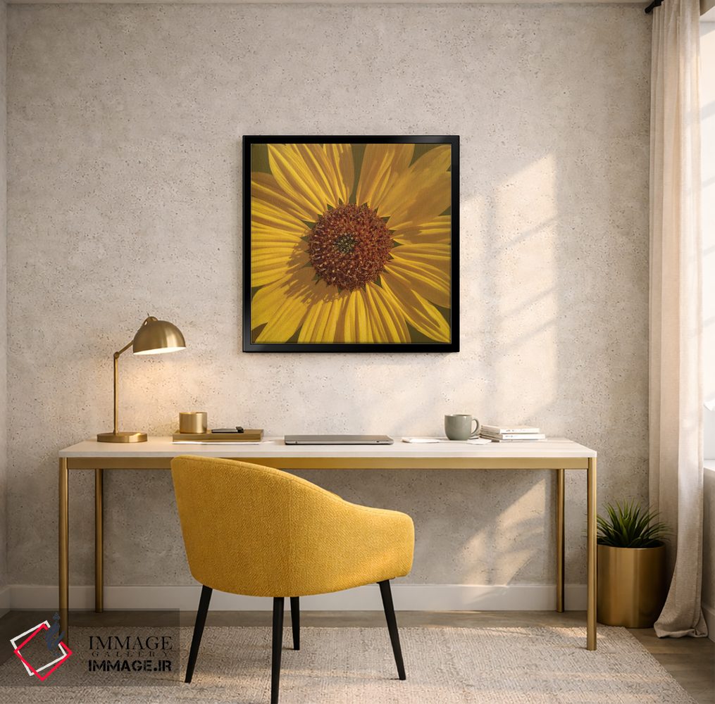 تابلو دکوراتیو نمای نزدیک گل مروارید اثر لوئیس راث - D5B