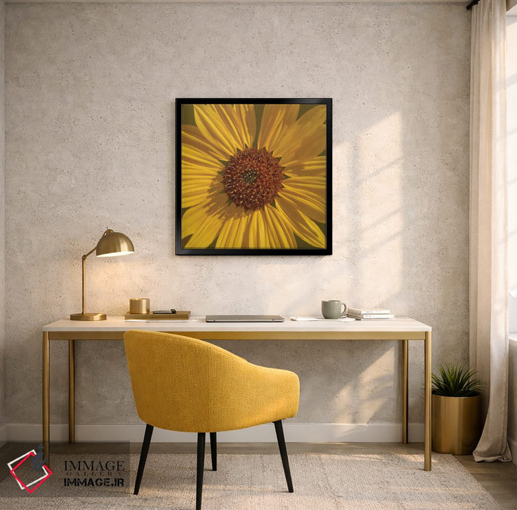 تابلو دکوراتیو نمای نزدیک گل مروارید اثر لوئیس راث - D5B