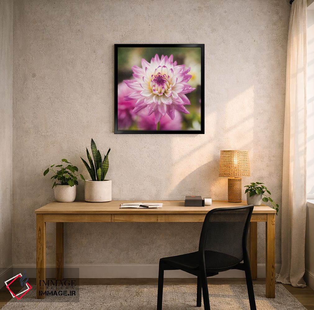 تابلو دکوراتیو گل والری اثر لوئیس راث - D6B